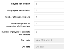 Configure your league